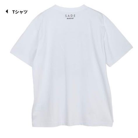 新品 SACAI SADE T-SHIRT WHITE SIZE 3 (L) サカイ シャーデー Tシャツ