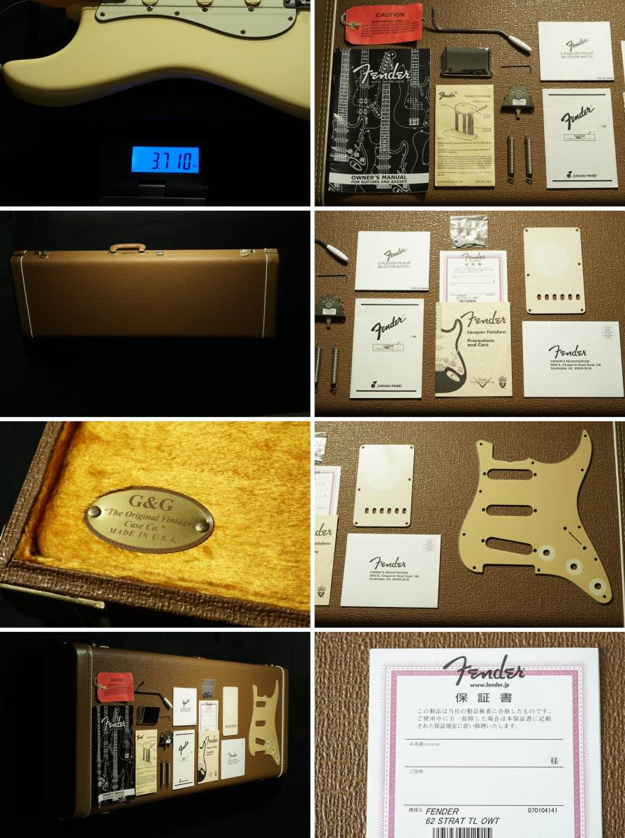 希少 山野楽器オーダー】Fender USA American Vintage '62 希少 山野楽器オーダー】Fender USA American Vintage '62
