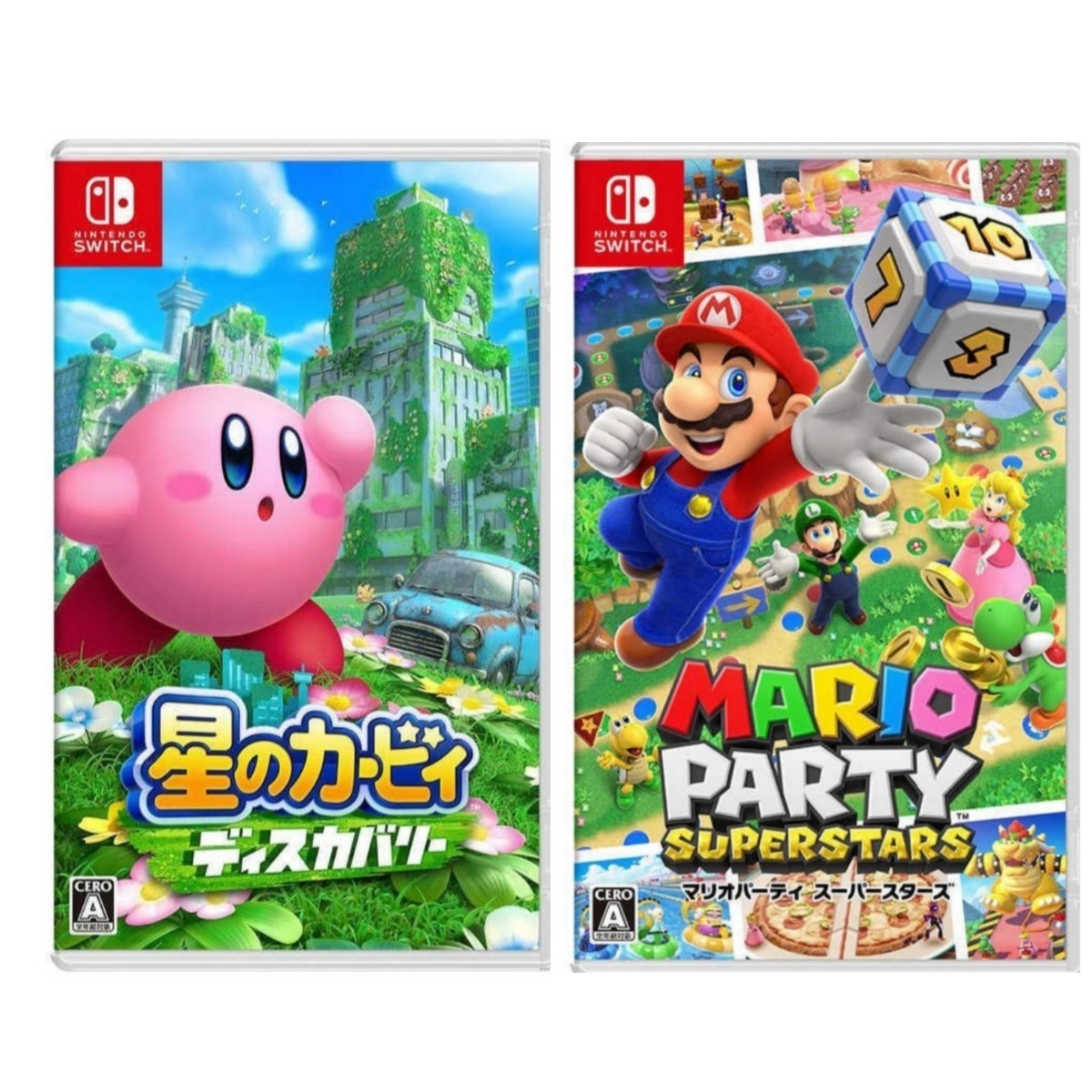 Switch】星のカービィ ディスカバリー + マリオパーティ スーパー