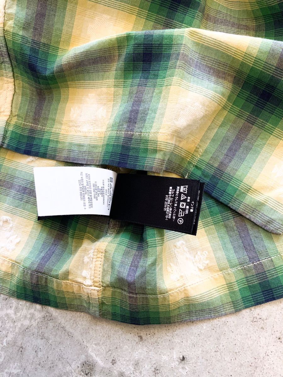Sサイズ 22SS RRL プラッド ジャカード キャンプ シャツ Double RL