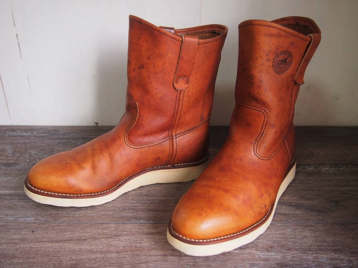 RED WING/レッドウイング 96s-97s限定ペコスブーツ Lot.866 8.5E 犬