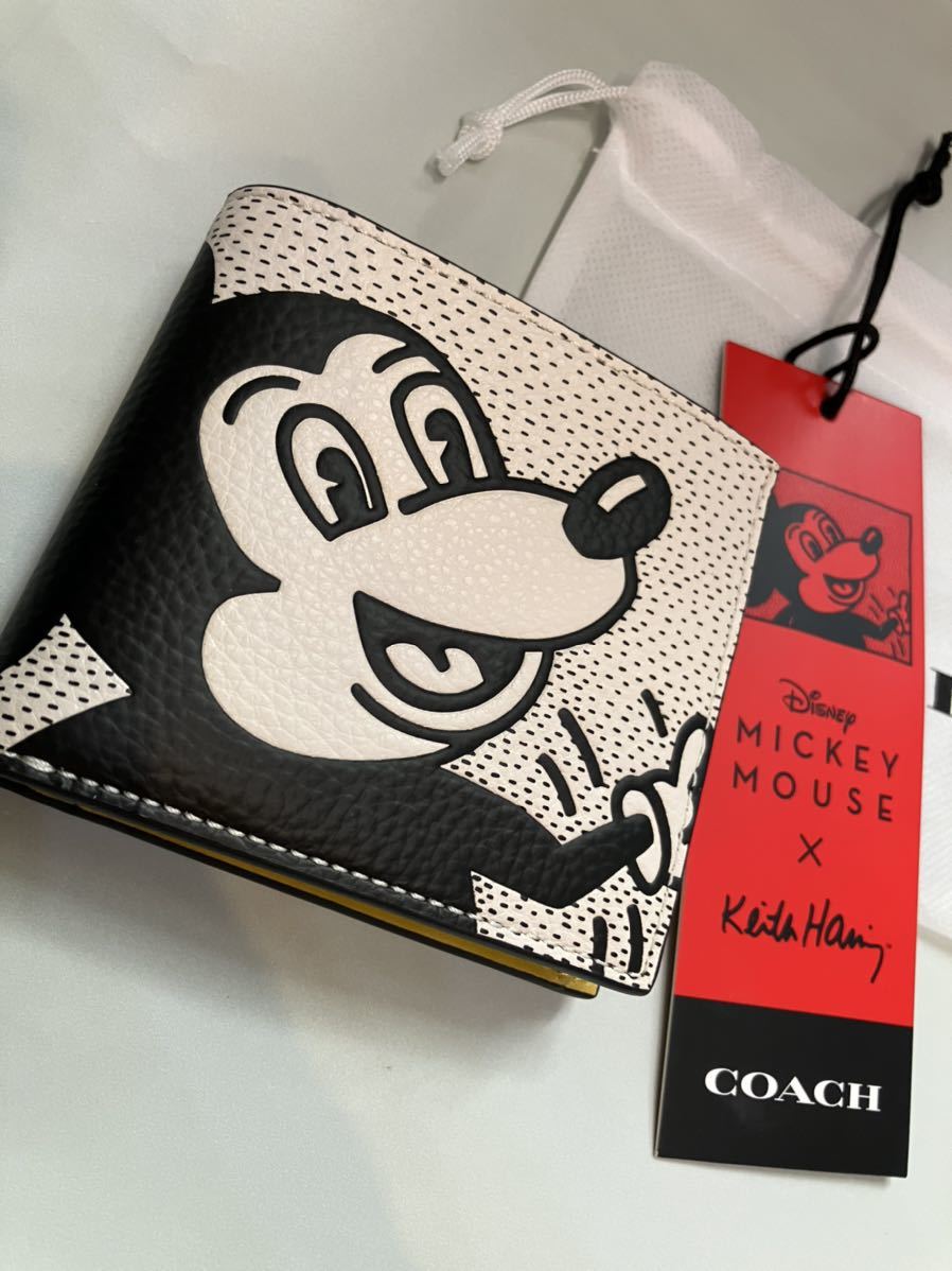 即日発送】 コーチ COACH ニット帽 帽子 ディズニー キースヘリング