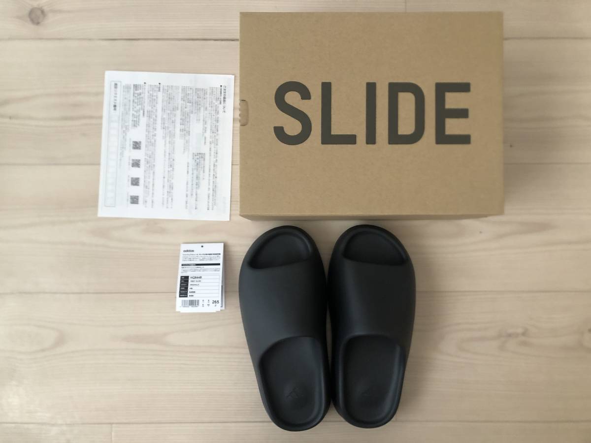 35％割引26.5cm【中古】 国内正規 当選adidas YEEZY Slide Onyx