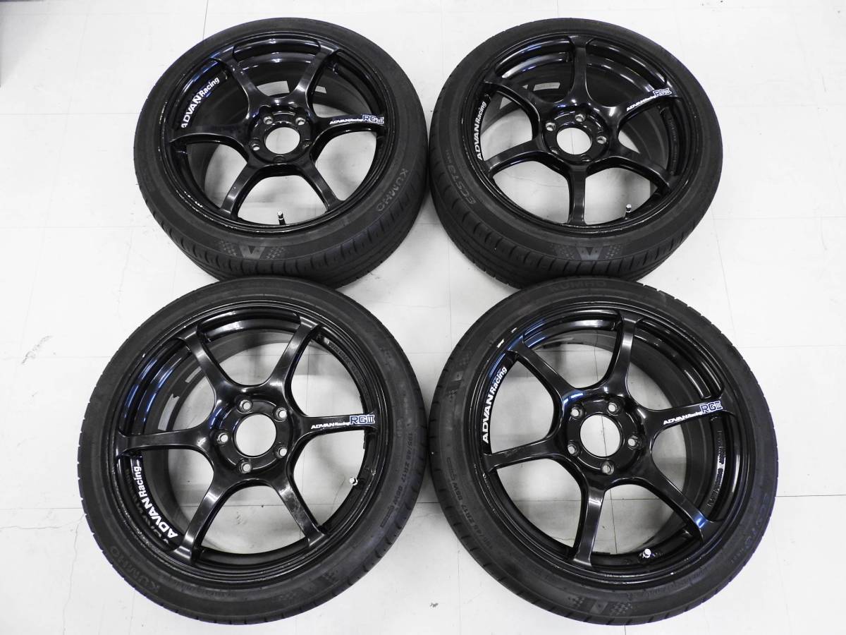 ADVAN Racing RGⅢ☆17インチ 5穴 ホイール タイヤ付き 4本 アドバン レーシング RG3 17×7.5J PCD  114.3mm☆現状お渡し品「管理№KA2075」 product details Proxy bidding and ordering  service for auctions and shopping within Japan and the United States