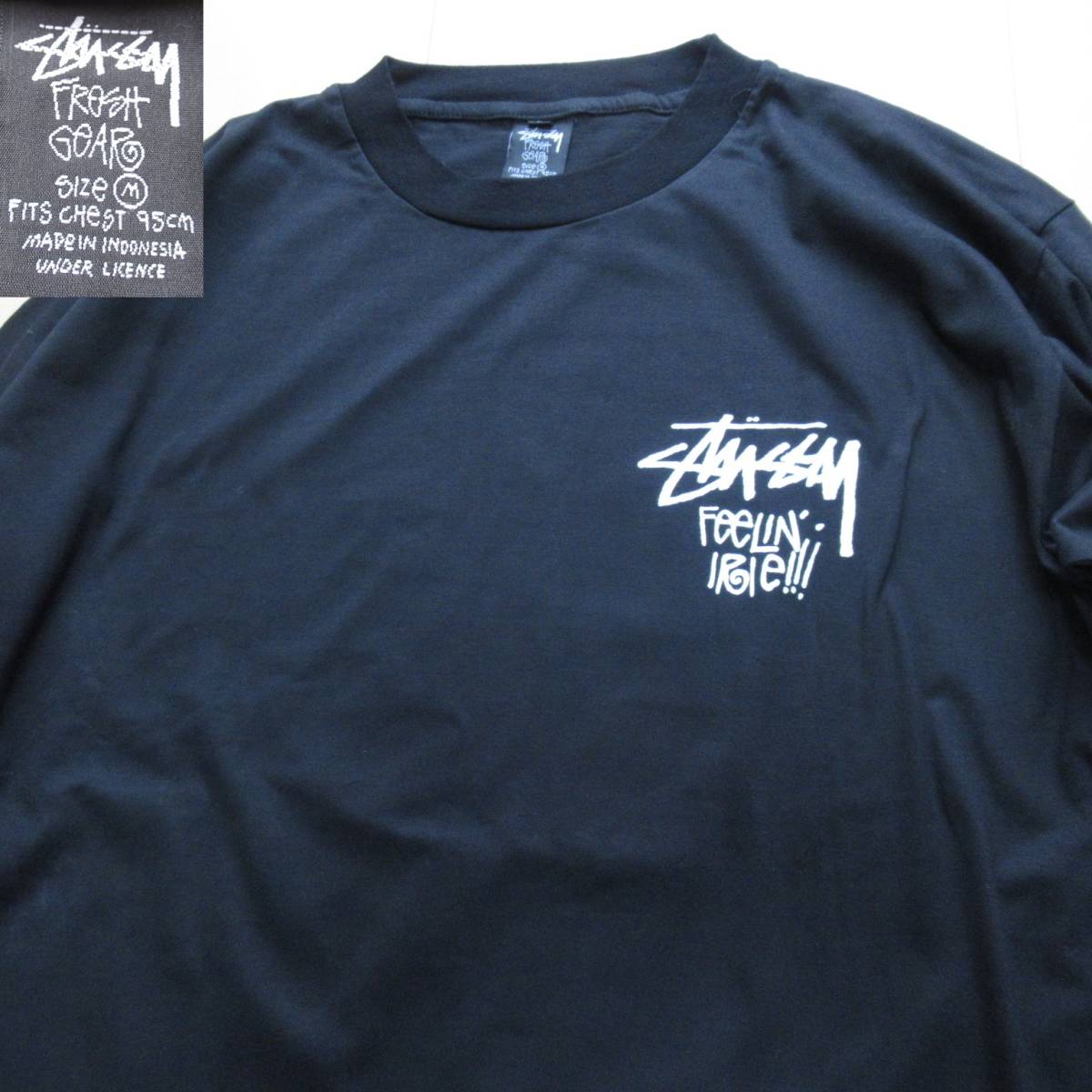 Yahoo!オークション - ☆即決送込☆希少 黒タグ L 80s 90s STUSSY