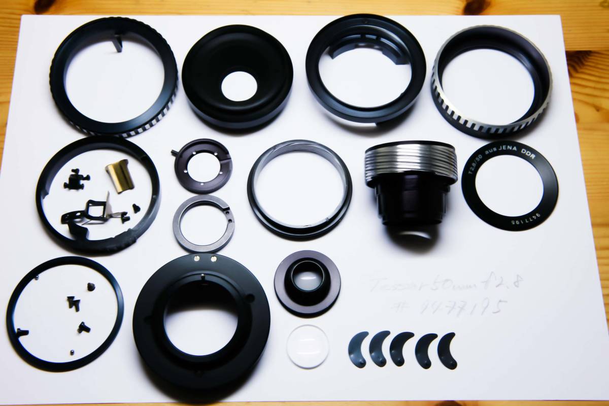整備品/テスト画像有 CARL ZEISS JENA TESSAR 50mm f2.8 / M42マウント ...
