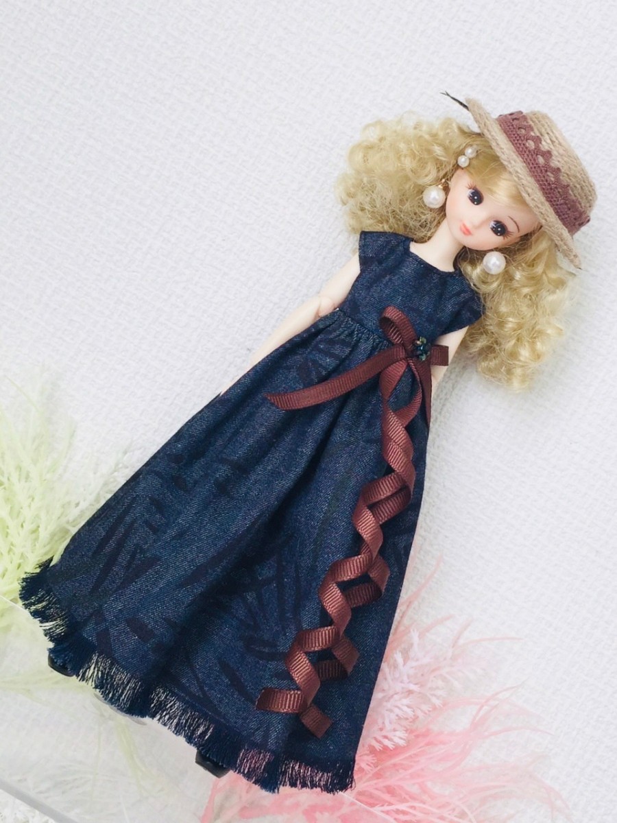 PayPayフリマ|リカちゃん ハンドメイド服 アウトフィット ブライス ワンピースと麦わら帽子 PayPayフリマ|リカちゃん ハンドメイド服 アウトフィット ブライス ワンピースと麦わら帽子