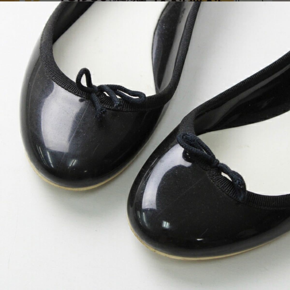 レペット repetto レインシューズ　サイズ36 ブラック