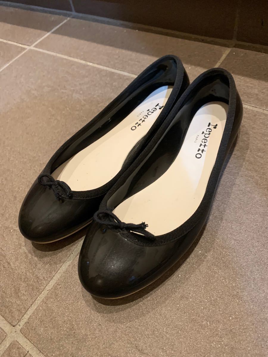 レペット repetto レインシューズ　サイズ36 ブラック