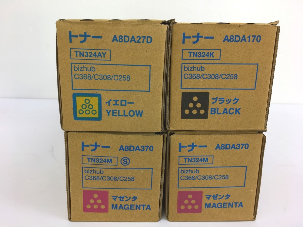 同梱可】未使用品 コニカミノルタ 純正トナー 519~547g 3色 4本セット