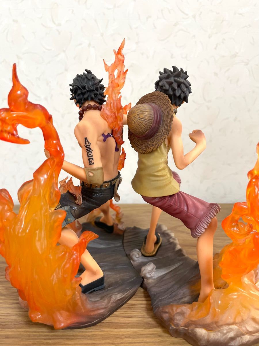 絶版品 ONE PIECE ワンピース ルフィ エース 頂上決戦兄弟の絆 絶版品 ONE PIECE ワンピース ルフィ エース 頂上決戦兄弟の絆