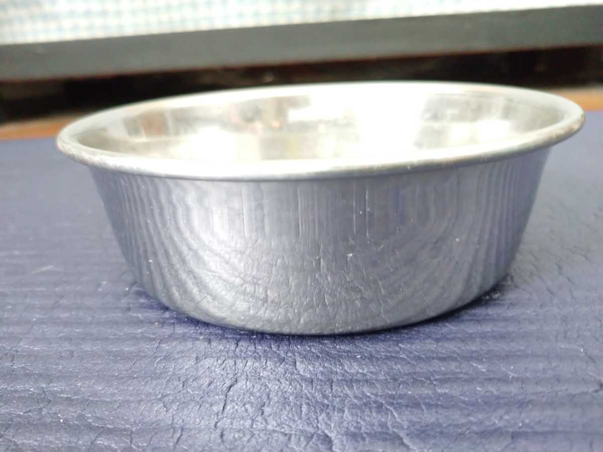 [ used * beautiful goods ] Manufacturers | unknown | stainless steel feeding plate ( large ) diameter approximately 17cm