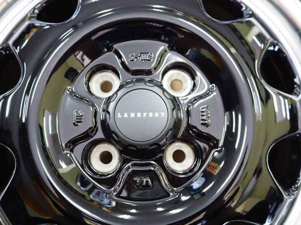 アゲ系 ゴツゴツ系 カスタム ランドフット SWZ 14inch 4-100 5.0 アゲ系 ゴツゴツ系 カスタム ランドフット SWZ 14inch 4-100 5.0