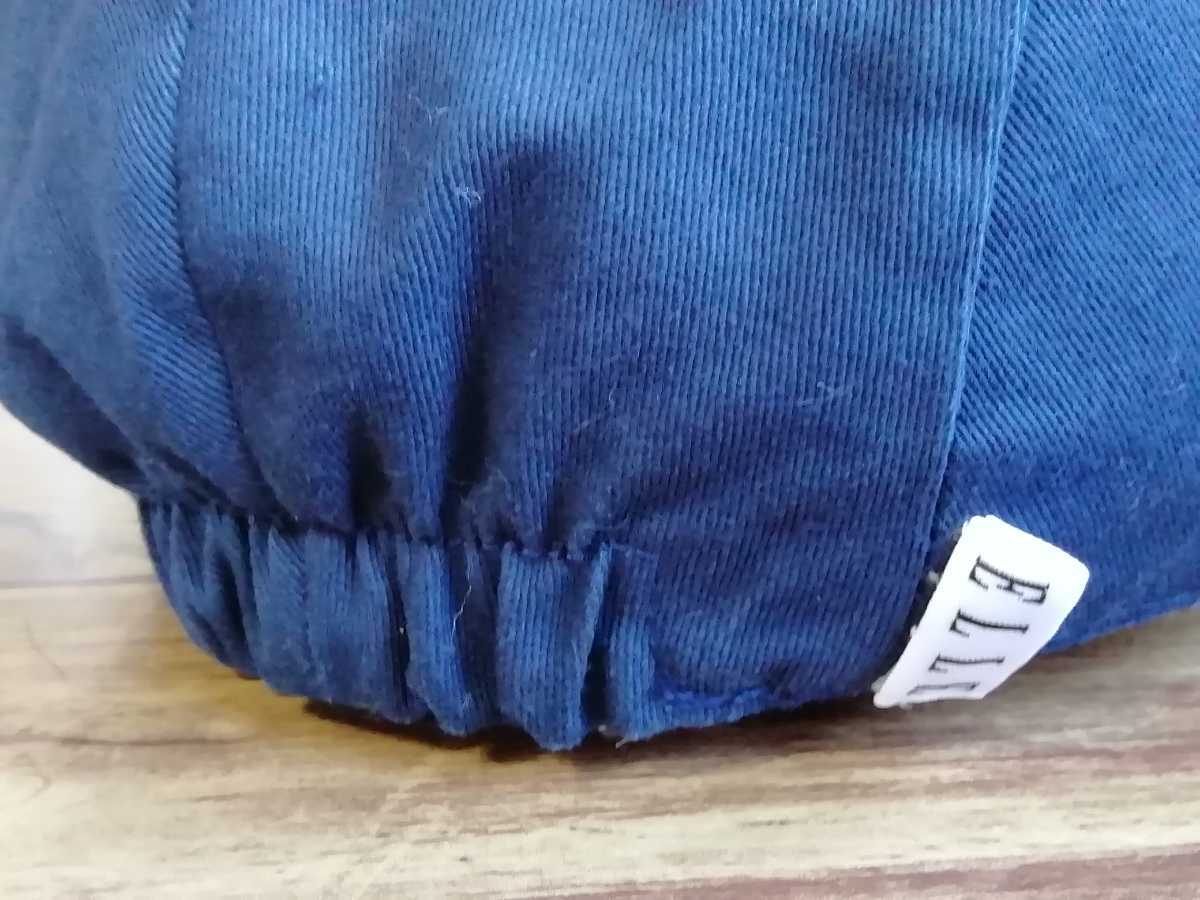 ELLE エル リバーシブル キャップ 花柄 紺色 帽子 テニス CAP サイズ表記無し ランニング ウォーキング reversible hat 送料込み