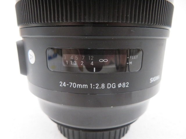  Junk #SIGMA camera lens 24-70mm 1:2.8 DG Φ82 year unknown #KK60