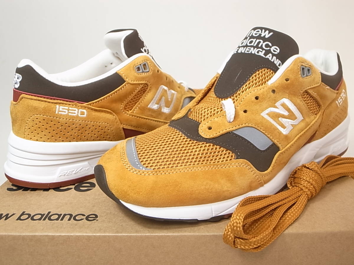 【送料無料 即決】NEW BALANCE UK製 M1530SE 29cm US11新品 30周年記念 直営限定INCA GOLDマスタードMUSTARDからし色MADE IN ENGLAND英国製_画像2