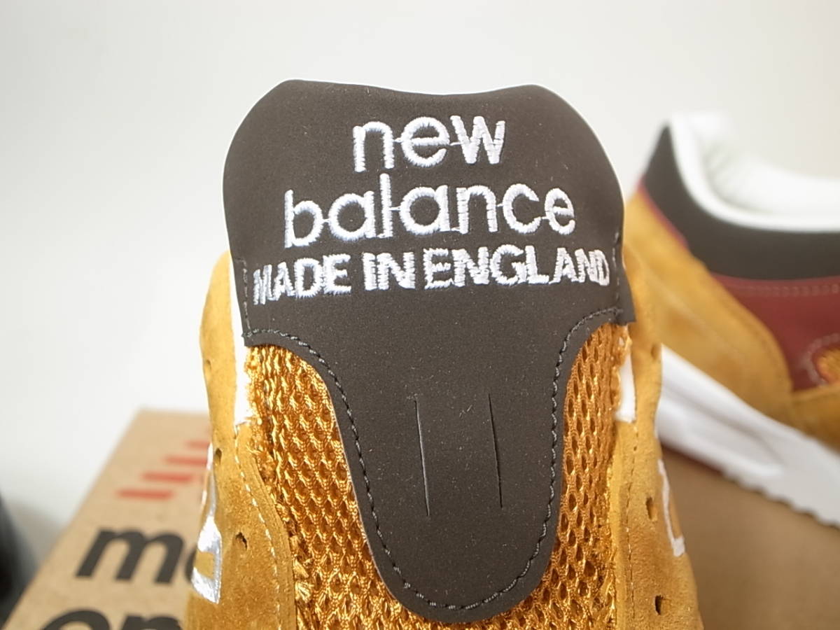 【送料無料 即決】NEW BALANCE UK製 M1530SE 29cm US11新品 30周年記念 直営限定INCA GOLDマスタードMUSTARDからし色MADE IN ENGLAND英国製_画像6