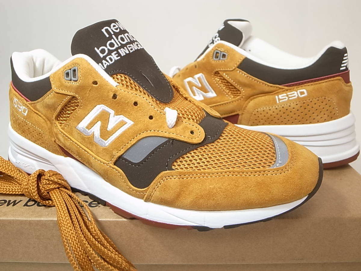 【送料無料 即決】NEW BALANCE UK製 M1530SE 29cm US11新品 30周年記念 直営限定INCA GOLDマスタードMUSTARDからし色MADE IN ENGLAND英国製_画像1