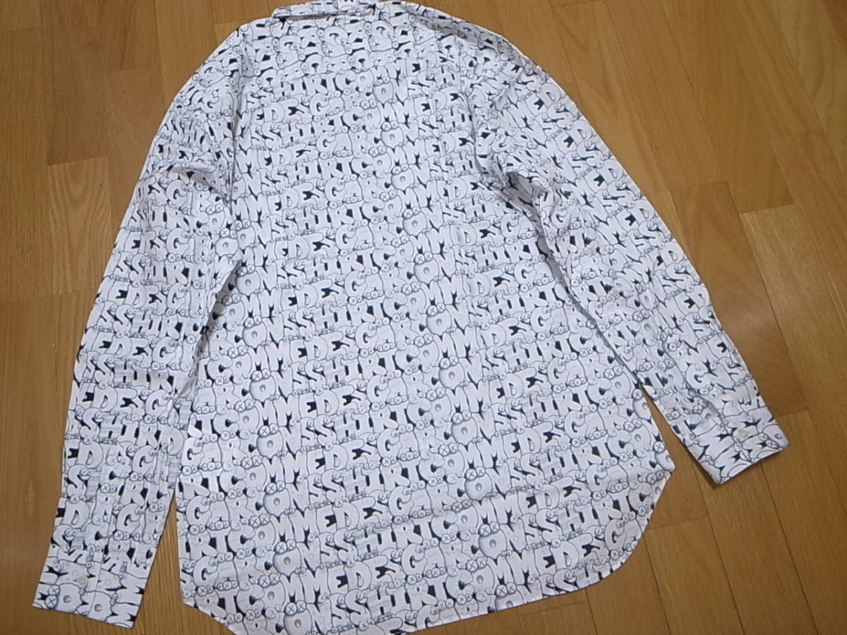 送料無料 即決】KAWS x COMME des GARCONS SHIRT S 新品タグ付き