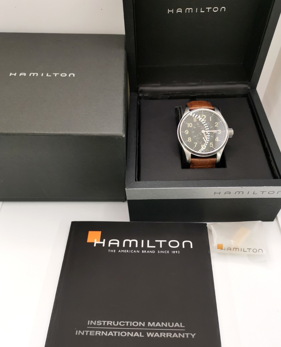 HAMILTON ハミルトン H706550 カーキ オフィサー 自動巻き 時計 ccorca.org