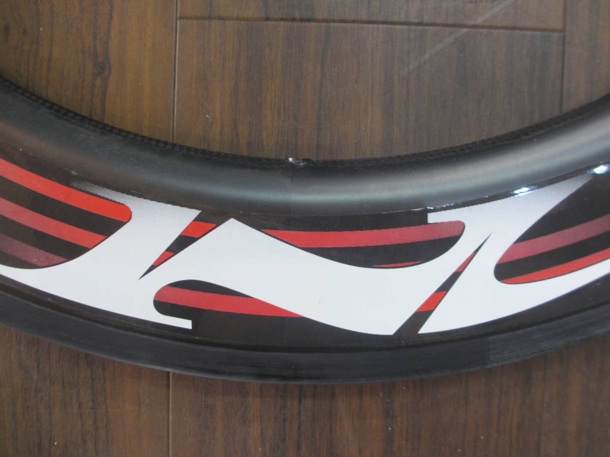 未使用 TNI Aero80 軽量カーボンチューブラーリム 700c 20h