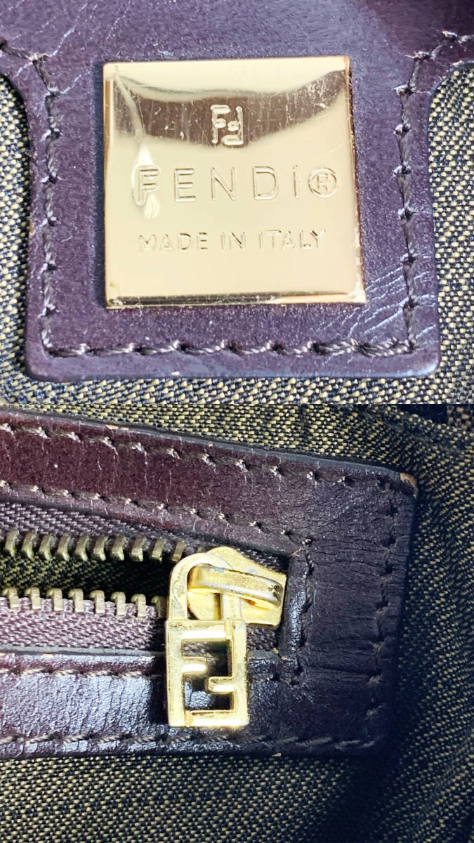 FENDI フェンディ ズッカ柄 ズッカ マンマバケット セミショルダー
