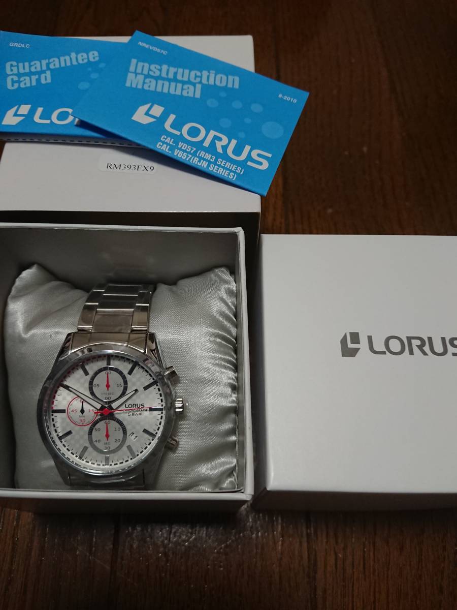 SEIKO LORUS メンズ クロノグラフ 新品未使用 海外限定 動作確認済 1