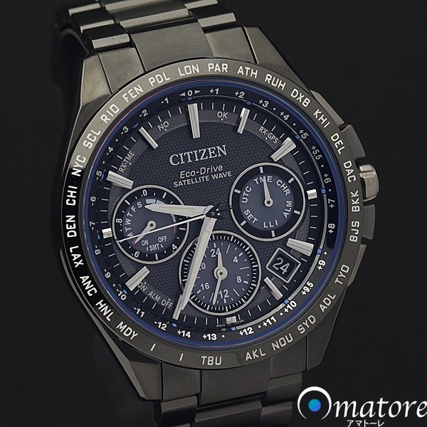 1円~◎美品◎CITIZEN シチズン アテッサ【LIGHT in BLACK 2016 BLUE