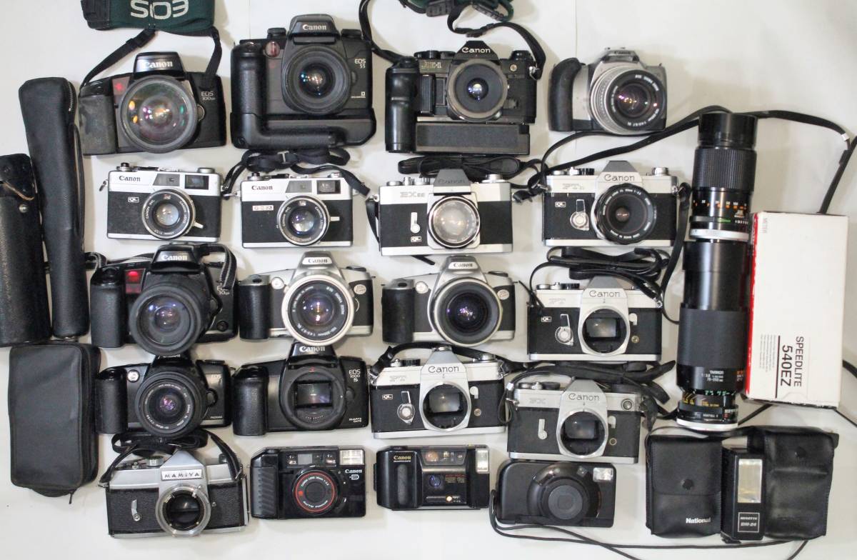 CANON AE-1 PROGRAM EOS55 Canonet QL17 G-III EOSKiss FTb Autoboy