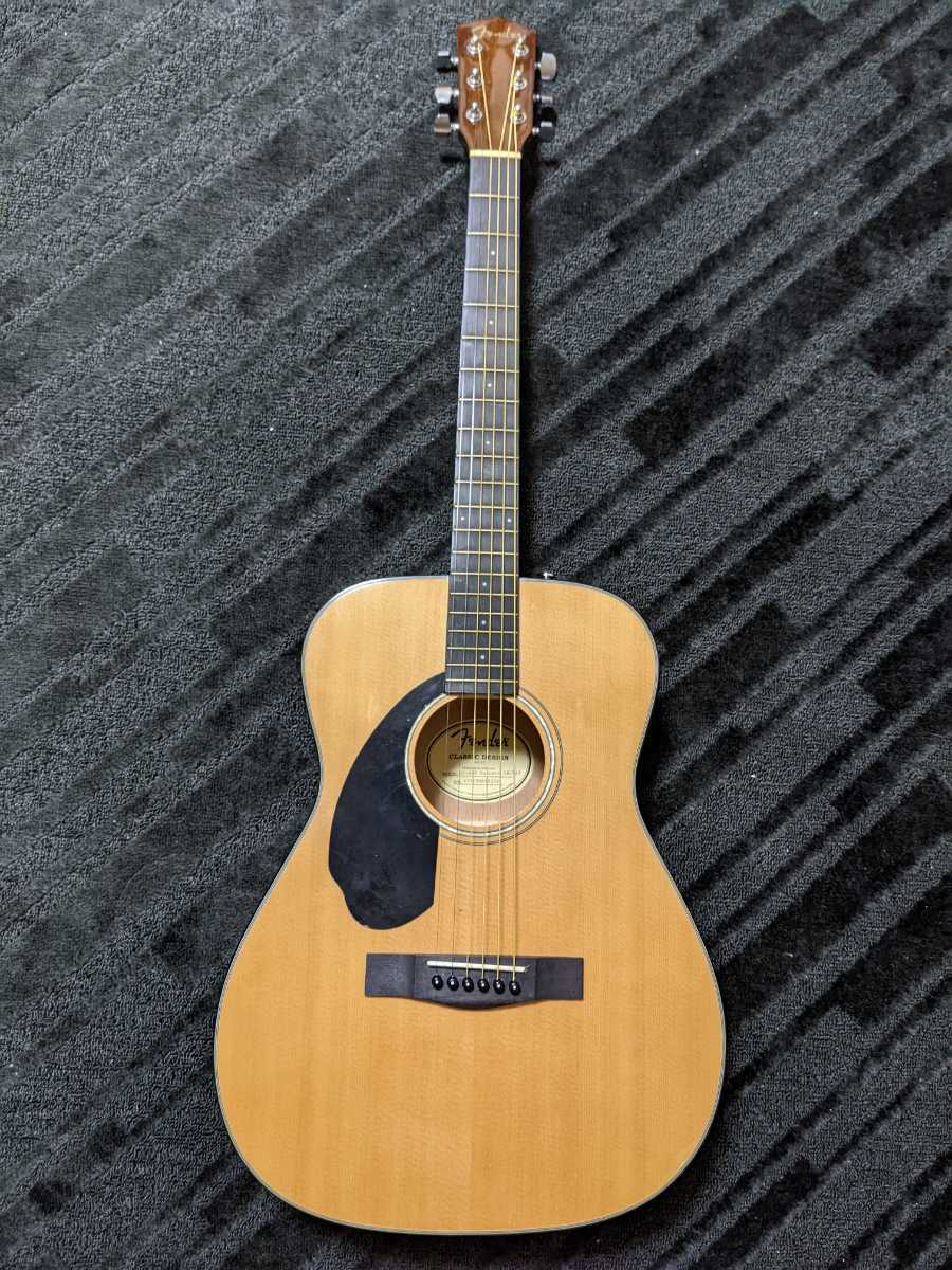 ◎美品/左用　Fender(フェンダー) CD-60LH/NAT 改チューナー付エレアコ♪　160サイズ_画像1