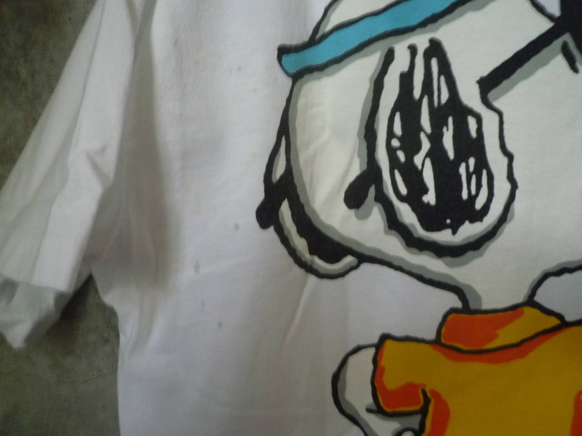 【レア】 90s changes USA製 ヴィンテージ PEANUTS スヌーピー snoopy Tシャツ joecool ジョークール