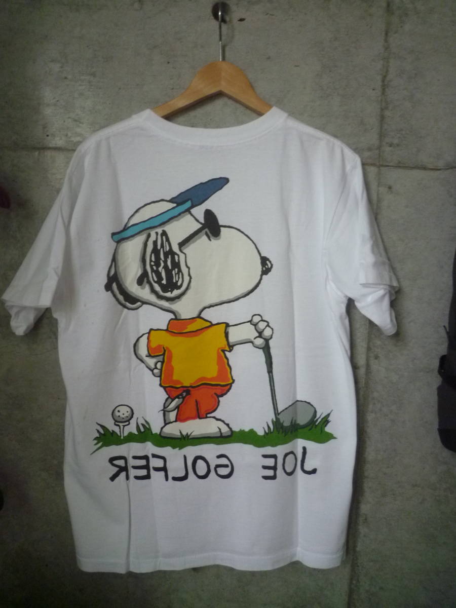 【レア】 90s changes USA製 ヴィンテージ PEANUTS スヌーピー snoopy Tシャツ joecool ジョークール