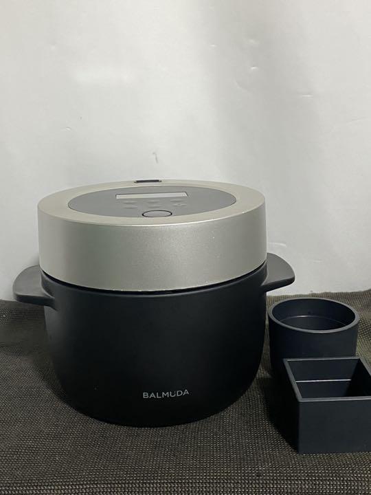 品質は非常に良い K03A-BK バルミューダ BALMUDA USED 3合炊き ゴハン