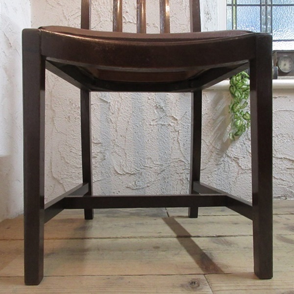 イギリス アンティーク 家具 CC41 ダイニングチェア 椅子 イス 店舗什器 カフェ 木製 オーク 英国 DININGCHAIR 4708d_画像5