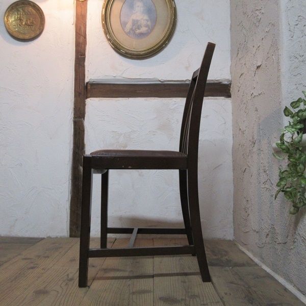 イギリス アンティーク 家具 CC41 ダイニングチェア 椅子 イス 店舗什器 カフェ 木製 オーク 英国 DININGCHAIR 4708d_画像7
