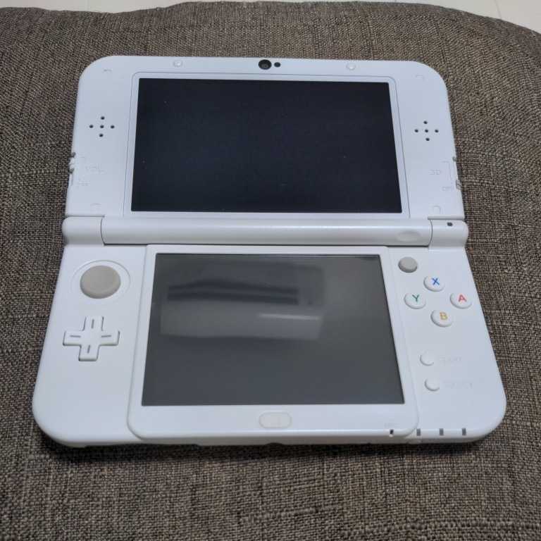 【美品】Newニンテンドー3DS LL パールホワイト ACアダプタセット