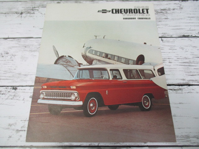 【希少】 CHEVROLET シボレー TRUCKS トラック １963 赤 販売 カタログ パンフレット レトロ ビンテージ 旧車 外車 当時物 _画像1