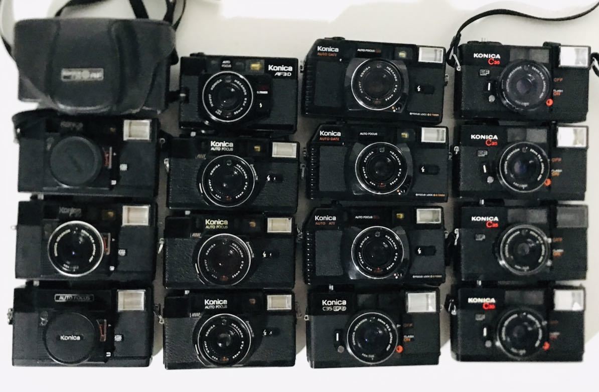Konica コンパクトカメラ 15台 まとめて コニカ C35 AF3D C35AF2 C35EFD C35MFD C35EF フィルムカメラ 動作未確認 ジャンク www.sismi.com.br