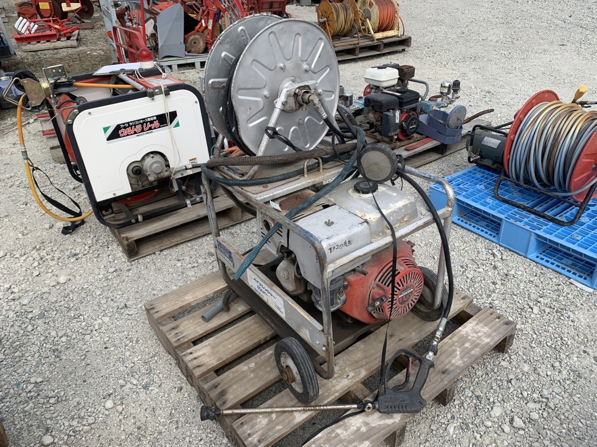 ◇徳島 ツルミ ポンプ 高圧洗浄機 HPJ-8200 洗車機 農機具 買取 販売