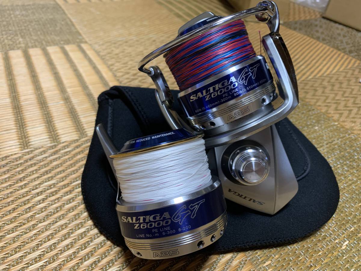 DAIWA ソルティガZ 6000GT 美品 スペアスプール付き PE付き ダイワ