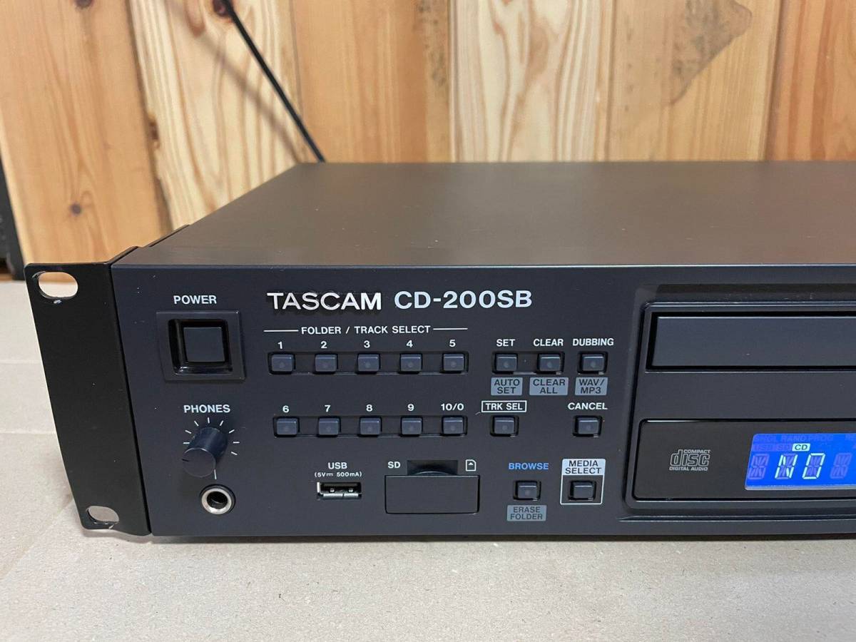 TASCAM CDプレーヤー CD-200SB / 2019年製、 動作品 | contifarma.pe