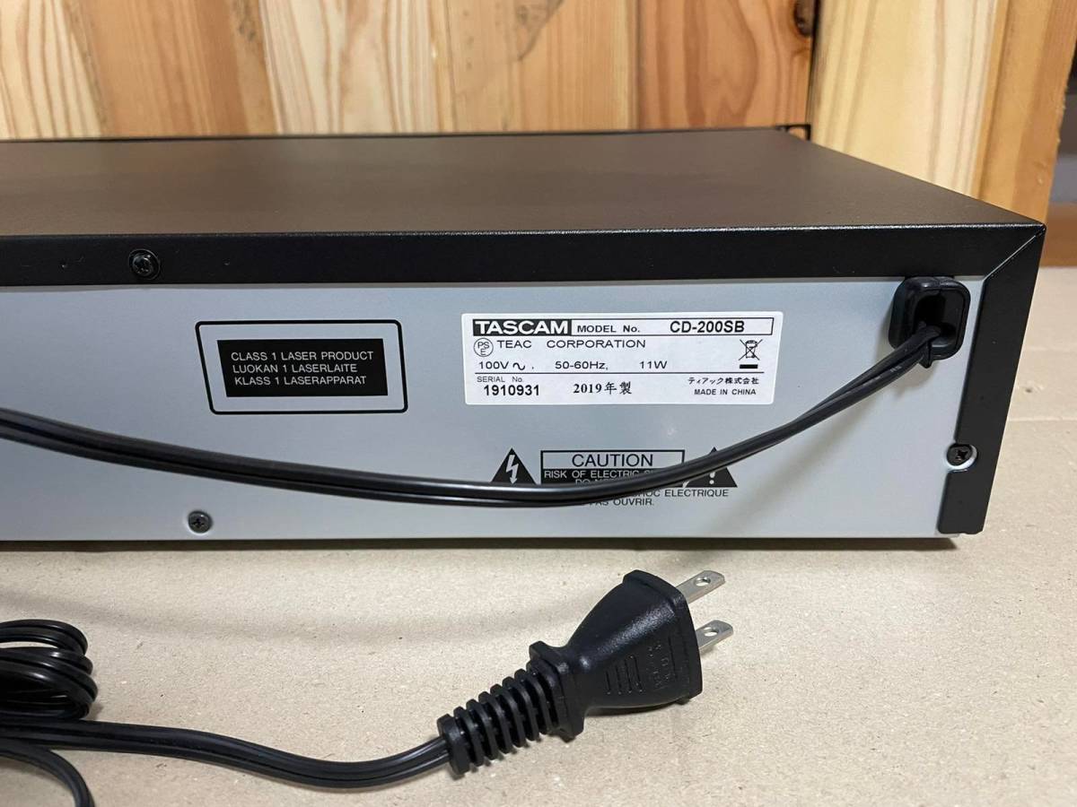 TASCAM CDプレーヤー CD-200SB / 2019年製、 動作品 | contifarma.pe