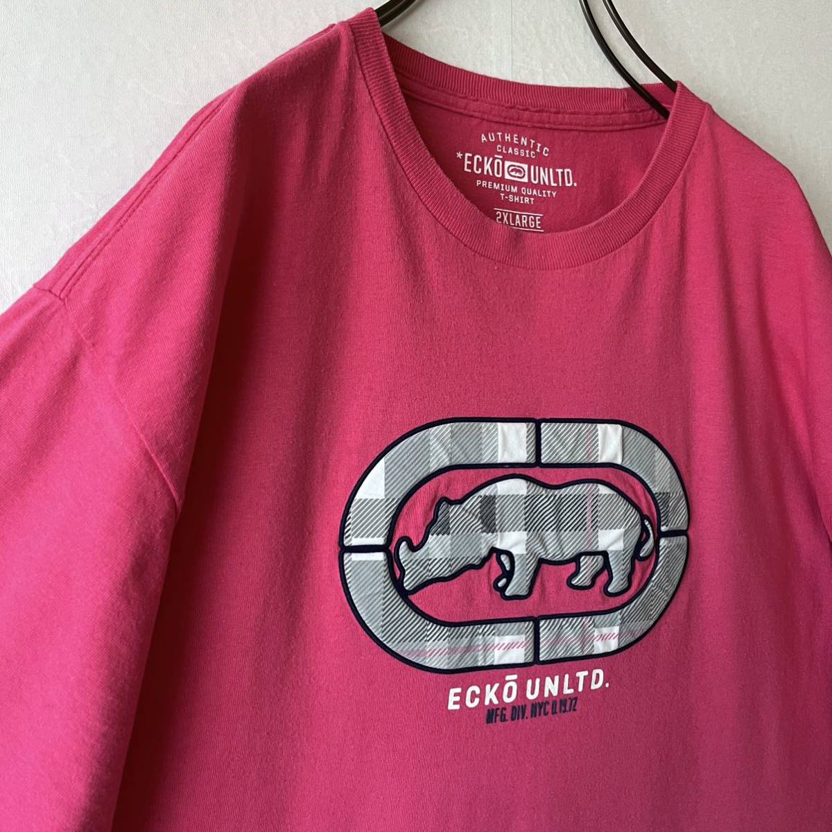 US古着 HIPHOP スカル チェック XL オーバーシャツ ビッグシルエット