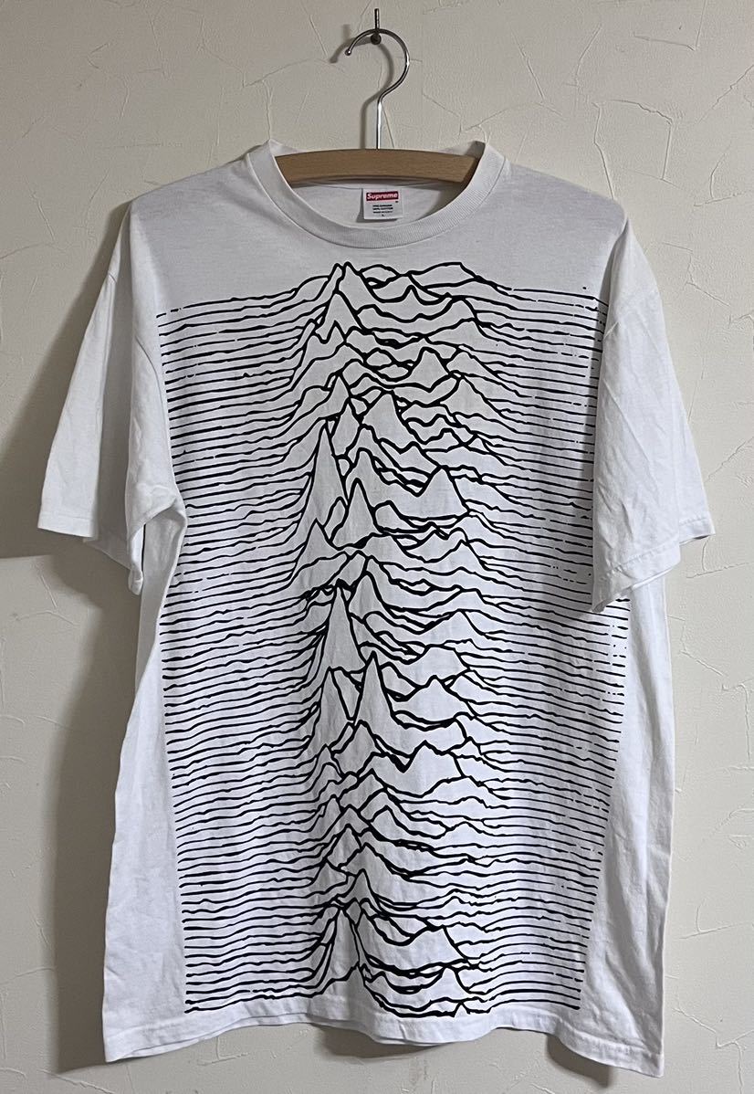 【 Supreme Peter Saville Joy Division White Tee L 】05S/S Vintage シュプリーム Unknown Pleasures Tシャツ New Order Box Wave レア