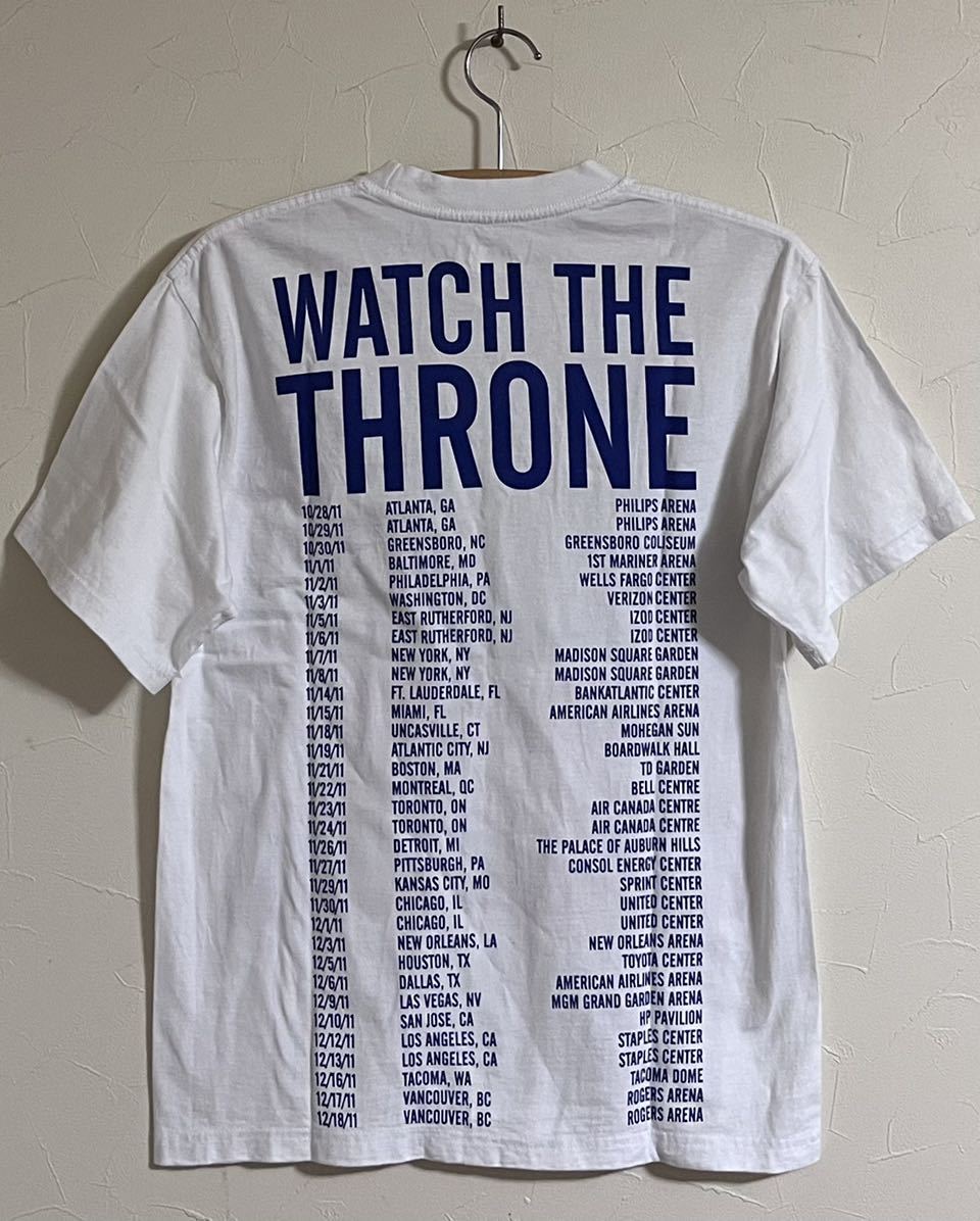 Watch The Throne Kanye West & Jay-Z US Tour T-Shirt Tee 】Tシャツ 
