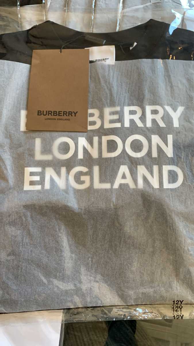 新品 BURBERRY 大人気ロゴTシャツ 希少な12Y/XSサイズ