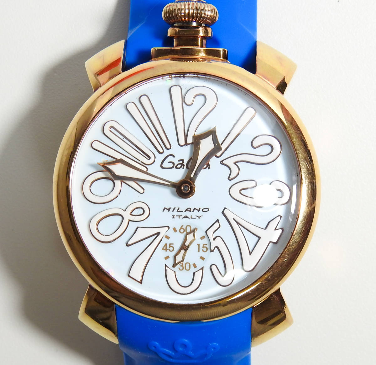 最大65%OFFクーポン GaGa MILANO ガガミラノ 腕時計 ホワイト文字盤 