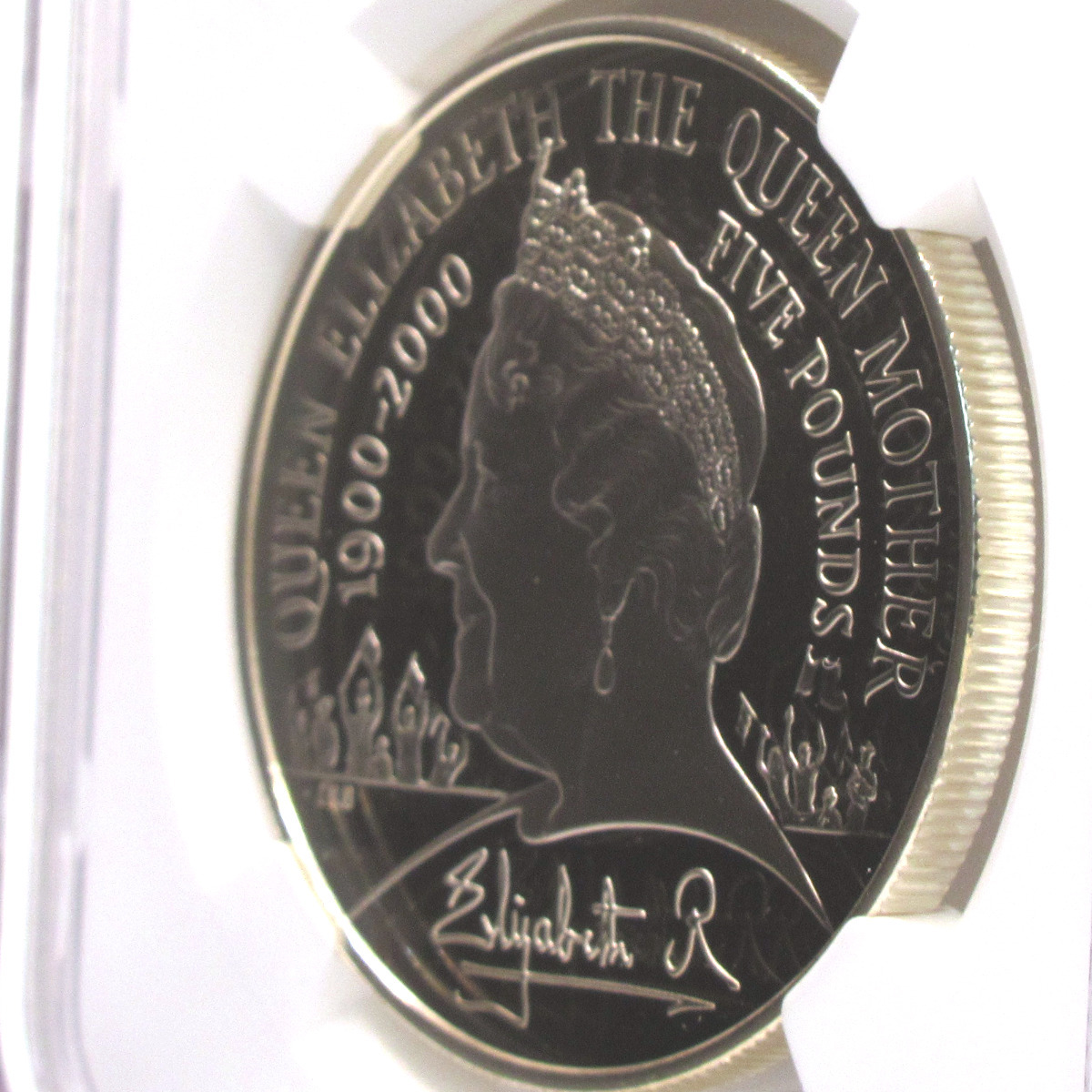 最高鑑定』2000年 イギリス 5ポンド銀貨 NGC PF70 ULTRA CAMEO 2000年