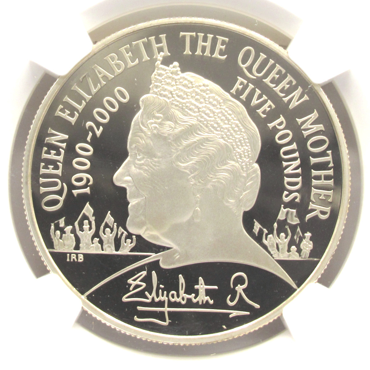 最高鑑定』2000年 イギリス 5ポンド銀貨 NGC PF70 ULTRA CAMEO 2000年