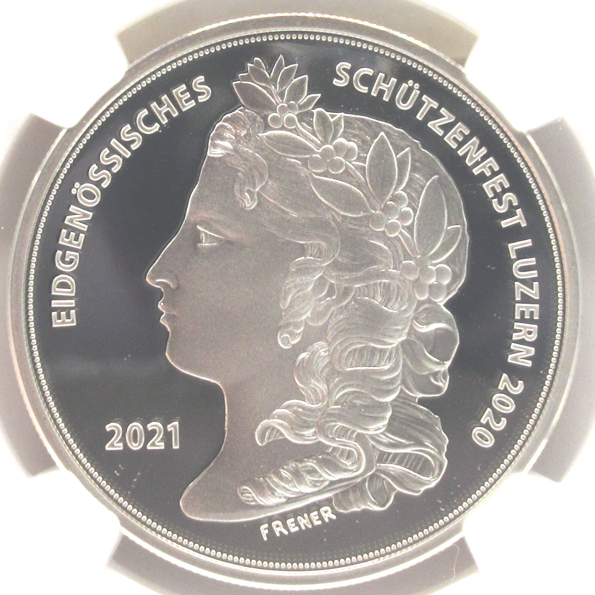 最高鑑定』2021年 スイス 50フラン銀貨 NGC PF70 ULTRA CAMEO 2021年